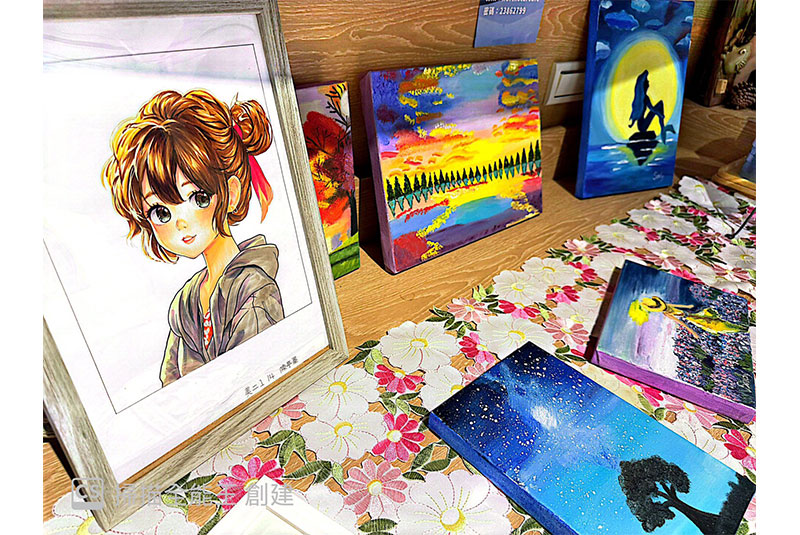 Kelly・Sandy・桃子・芳芳 - 微光拾夢|油畫 / 麥克筆創作聯展