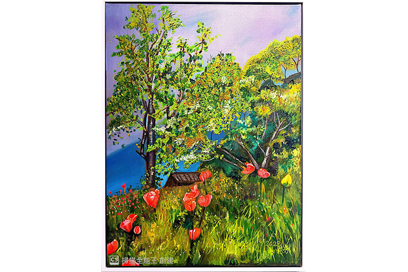 Kelly・Sandy・桃子・芳芳 - 微光拾夢|油畫 / 麥克筆創作聯展